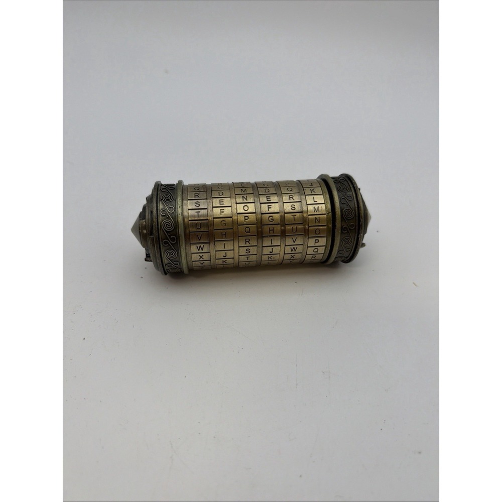 Cryptex Da Vinci Code Mini Cryptex Lock Puzzle Boxes with Hidden Compartments...